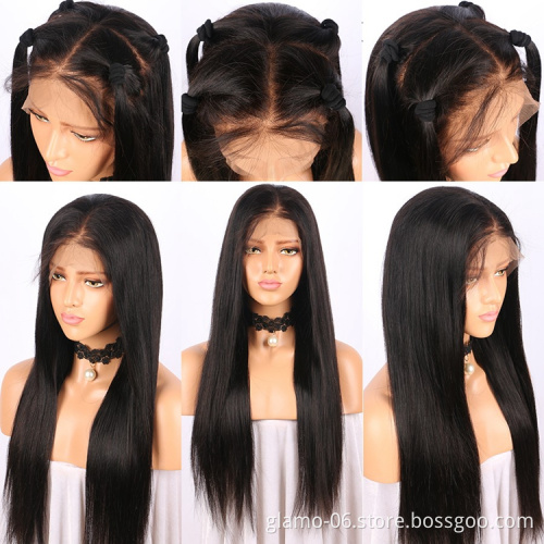 Annione Cuticle Aligned Hair Brazilian Hair Wigs Curly Brazilian Human Hair Glueless Full Hd Lace Wig HD Lace Wig